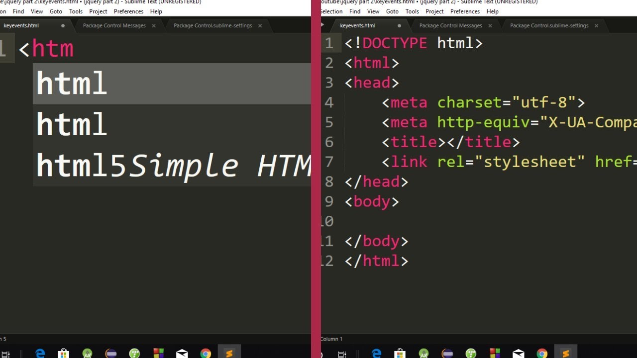 sublime text 2 for mac html editor